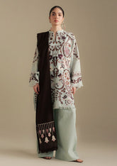 3-PC Unstitched Embroidered Plain Khaddar Coco By Zara Shahjahan | BREEZE-7A